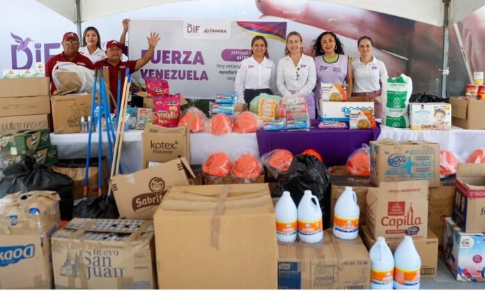 DIF-078-2026.- Recolecta DIF Tamaulipas cerca de 15 toneladas de ayuda para familias afectadas por los sismos en Venezuela (3)